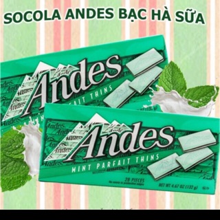 [FREESHIP 99K TOÀN QUỐC] Socola Andes Sữa Bạc Hà