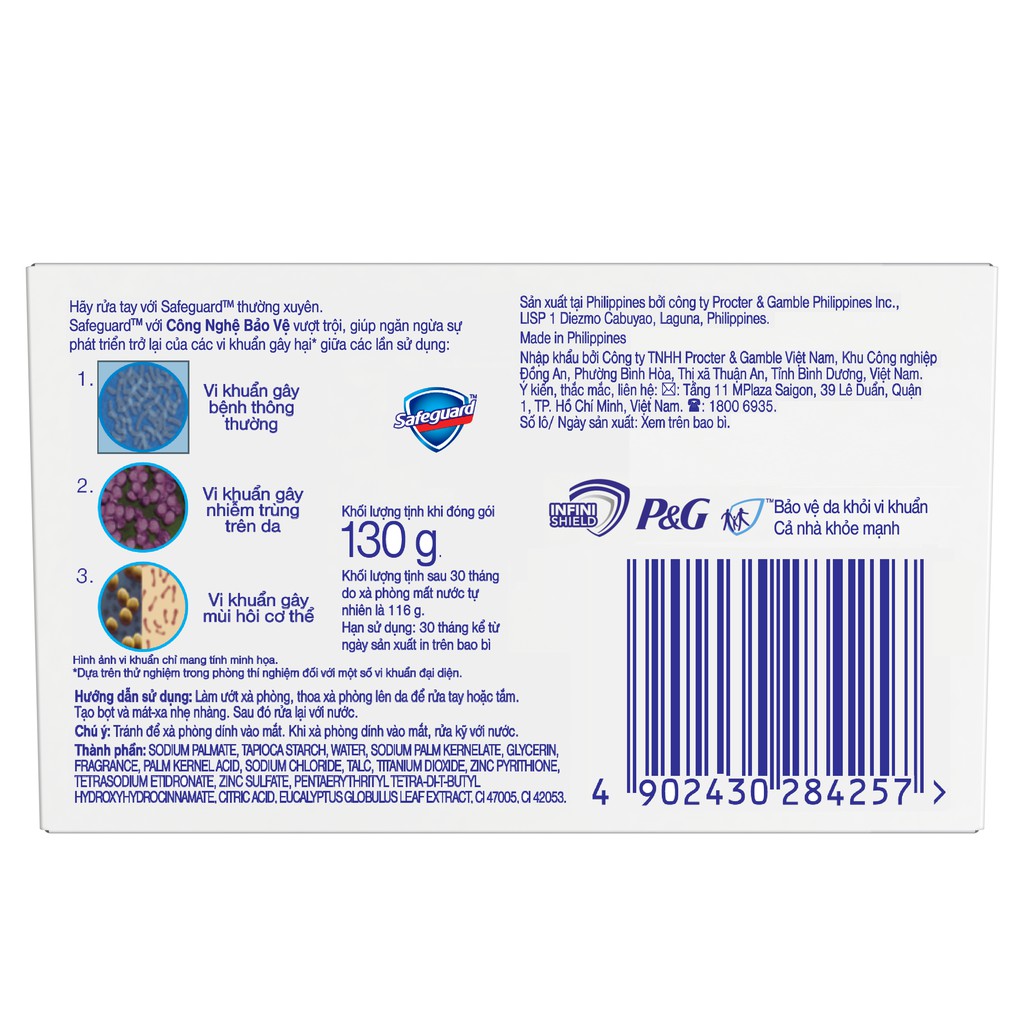 Xà Bông Tắm Diệt Khuẩn Safeguard Hồng 130g | BigBuy360 - bigbuy360.vn