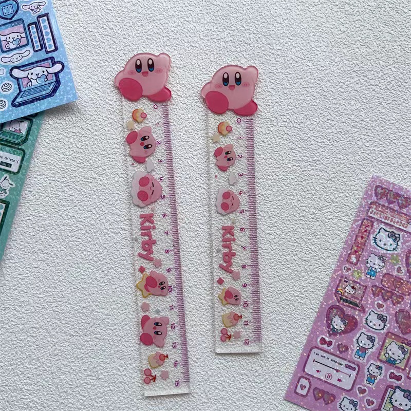 Thước Đo Chất Liệu Acrylic Họa Tiết Kuromi Dễ Thương
