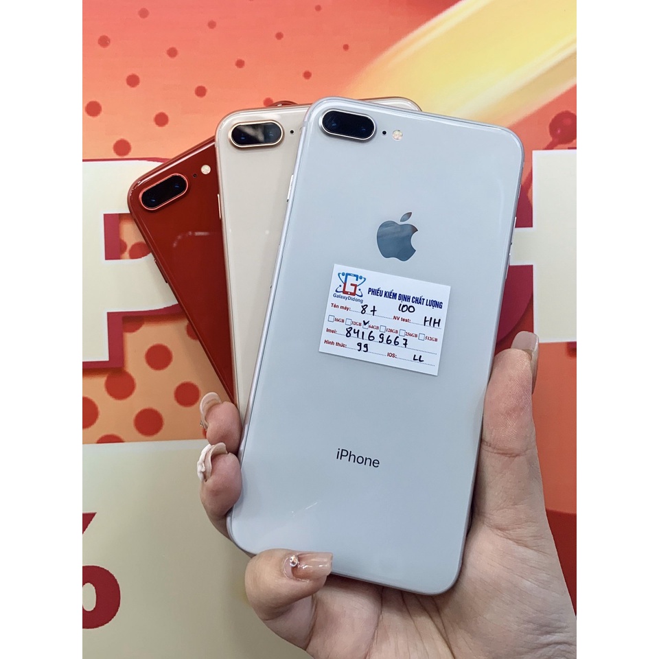 Điện thoại iPhone 8 Plus Quốc Tế Đẹp Đầy Đủ Phụ Kiện Bảo Hành 12 Tháng