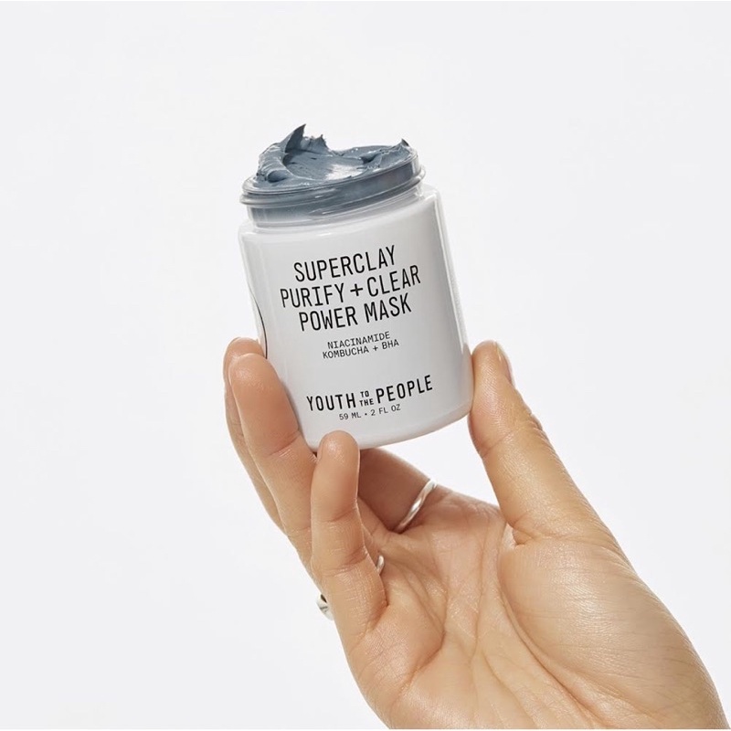 Mặt nạ đất sét Youth To The People Superclay Purify + Clear Power Mask with Niacinamide 15ML