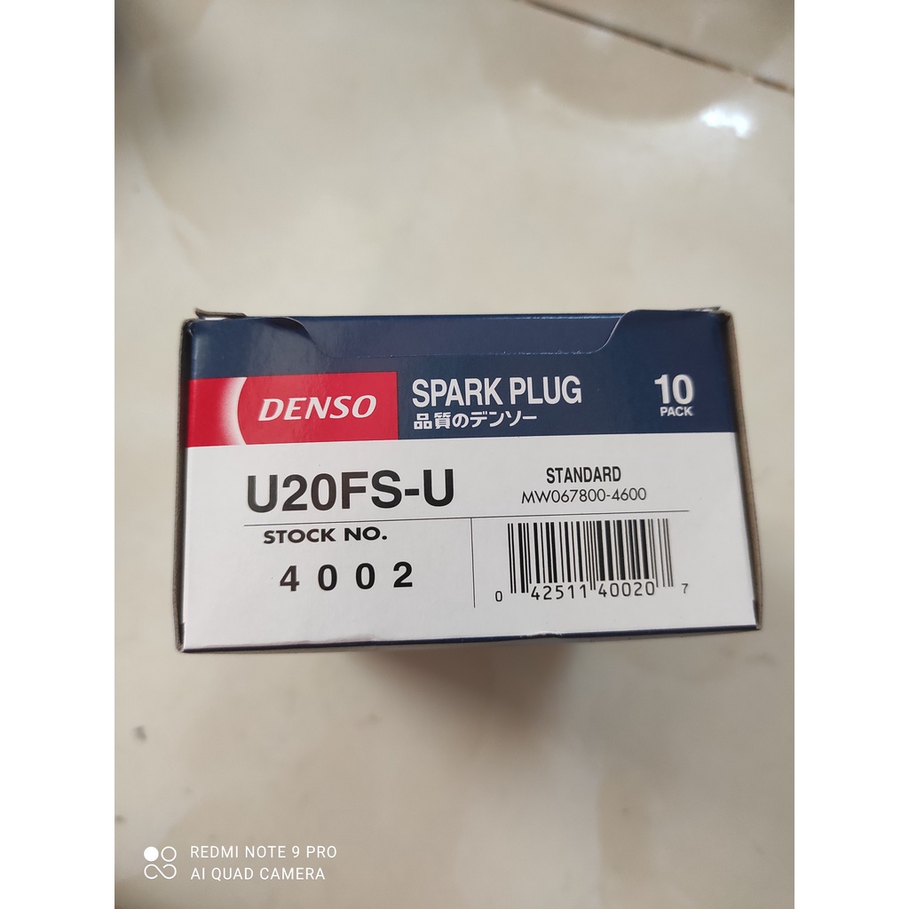 BUGI DENSO CHÂN NGẮN TIÊU CHUẨN   DÒNG SIRIUS / DREAM / WAVE 100 / FUTURE 1 / MIO / HAYATE / ATILA