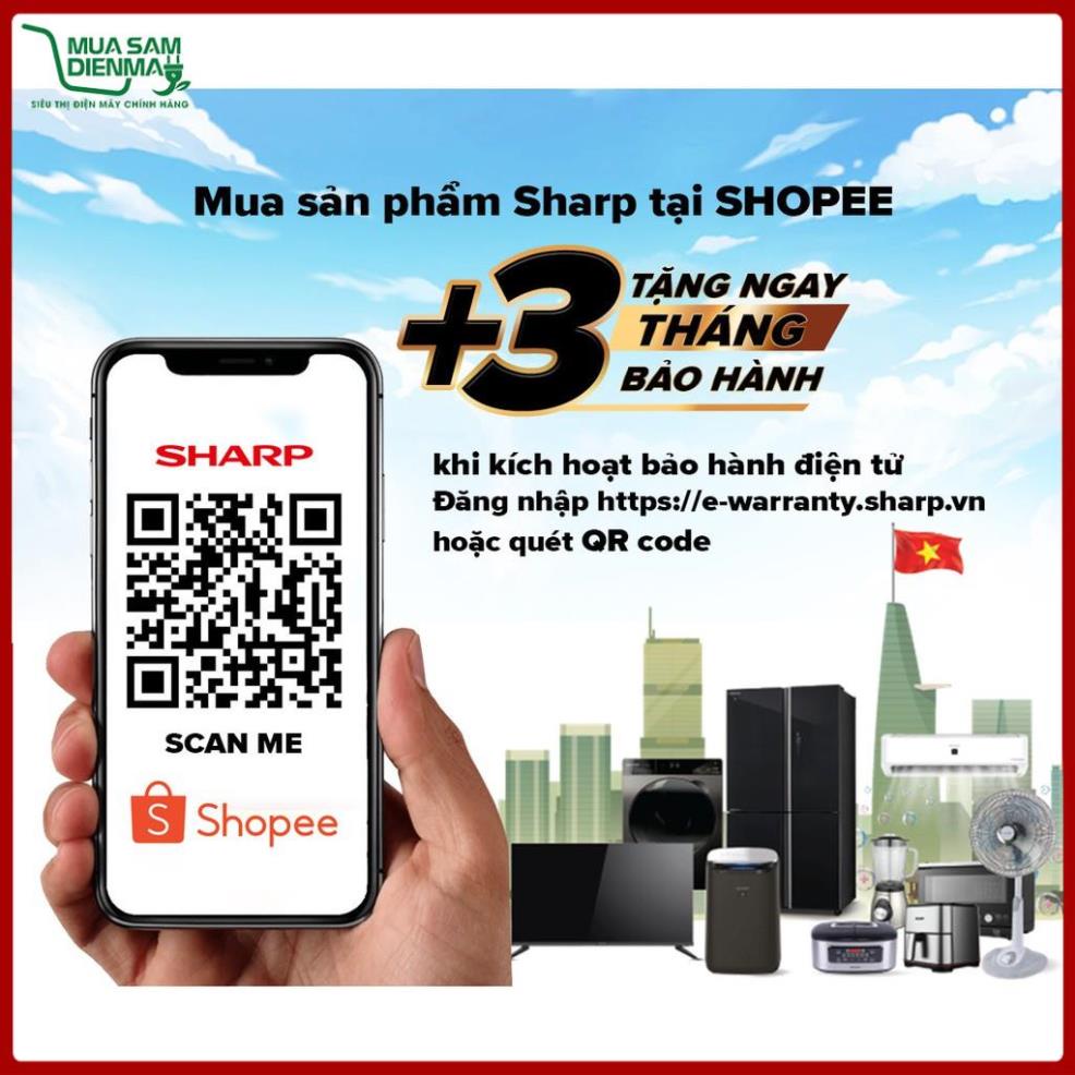 Máy Vắt Cam Sharp EJ-J256-WH ( Màu Trắng) | Máy ép cam Sharp J256 Công Suất 25W - BH 12 tháng