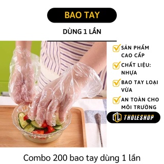 Mua Bao Tay Nilong - Hộp 200 Bao Tay Dày Dặn Dùng 1 Lần Làm Bếp Nấu Ăn  Nhuộm Tóc 7794