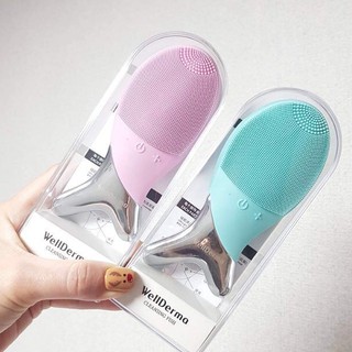 MÁY RỬA MẶT + MASSAGE NÂNG CƠ WELLDERMA CLEANSING FISHMàu Hồng