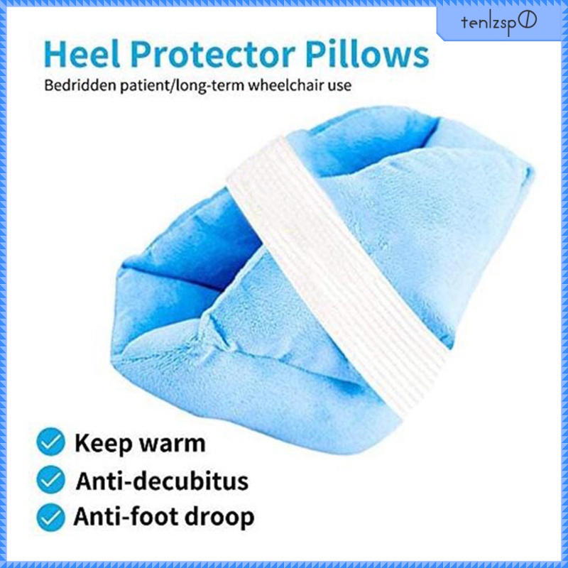 Foot Support Pillow Pressure Relieving Heel Cushion Protective Old Man Blue