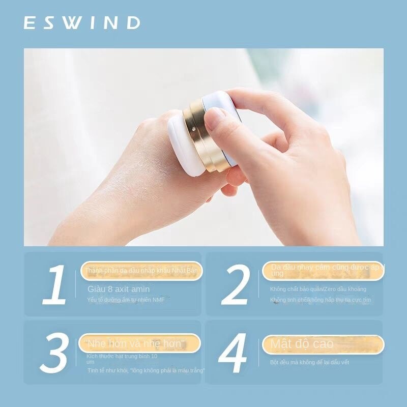 Bột làm phồng tóc ESWIND, hút dầu mạnh, kiểm soát dầu sảng khoái