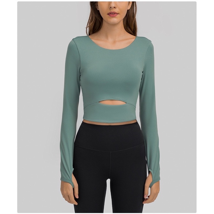 Áo Crop dài tay Lulu