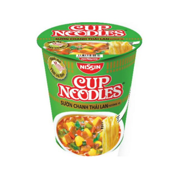 Thùng 24 Ly Mì Cup Noodles Nissin 67g/ly đến 74g/ly nhập khẩu Thái Lan - Chung Tay Chống Dịch