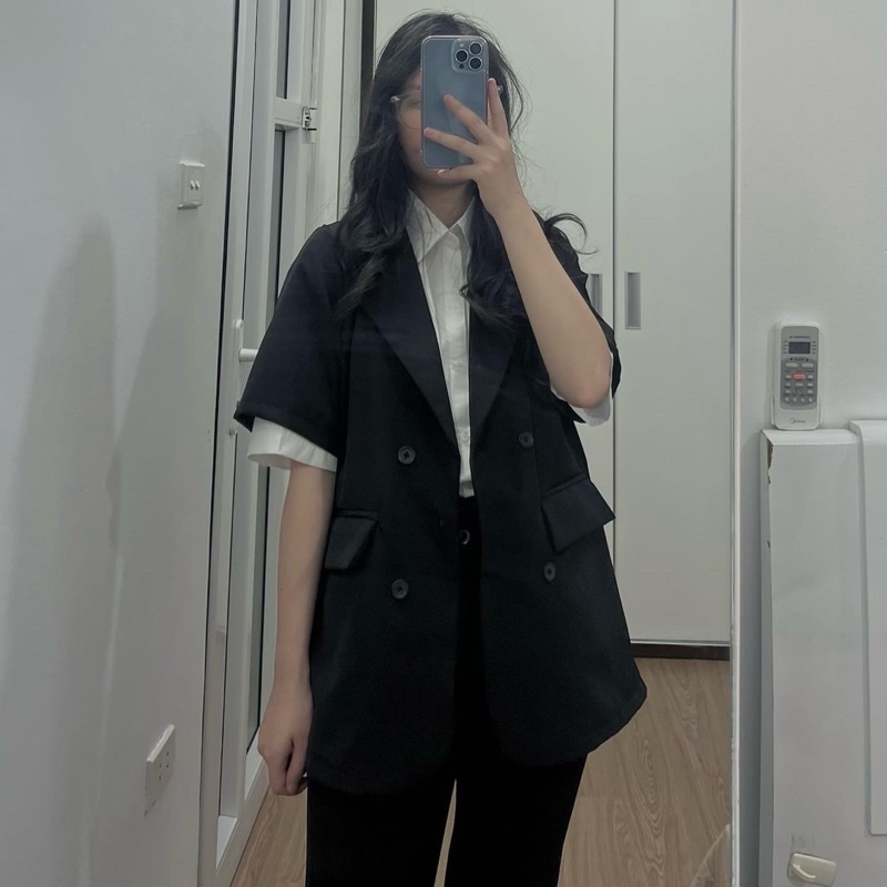 QDSTORE - Blazer freesize 2 màu ảnh thật | BigBuy360 - bigbuy360.vn