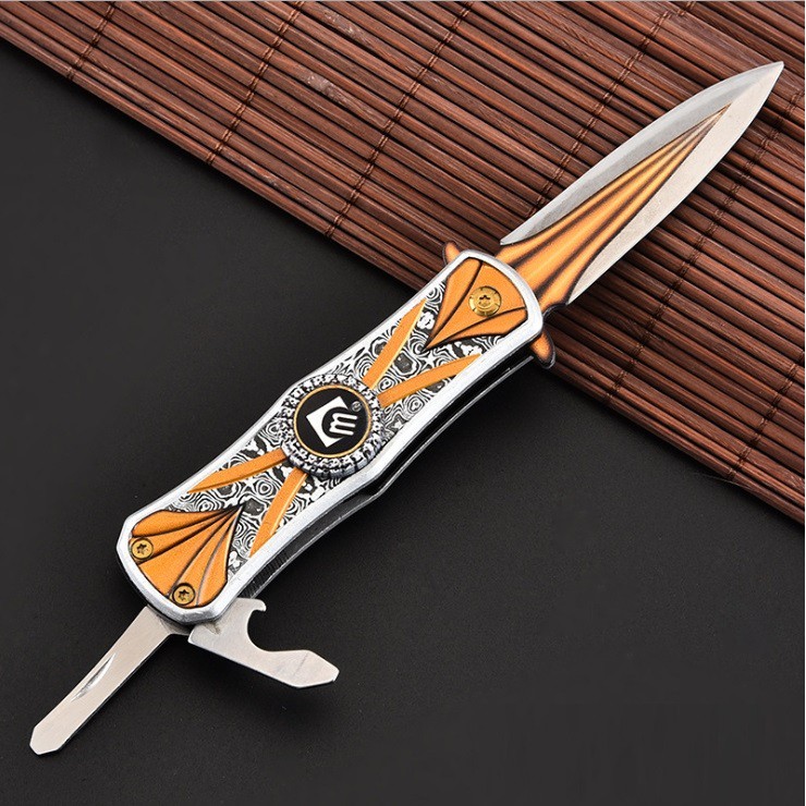 Dao Phượt Cao Cấp Tích Hợp Con Quay Spiner