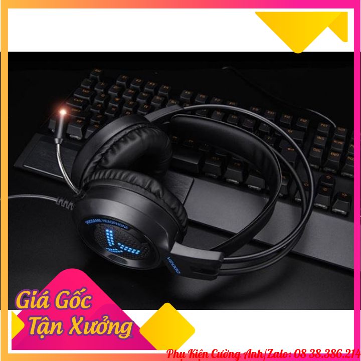 Tai Nghe Gaming GNET H3T Có Mic, Màu đen