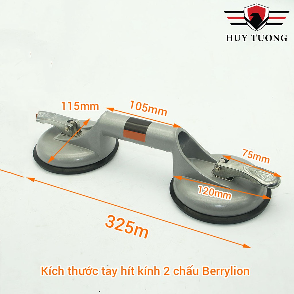 Tay hít kính, gạch men cầm tay chân không Berrylion cao cấp - Huy Tưởng