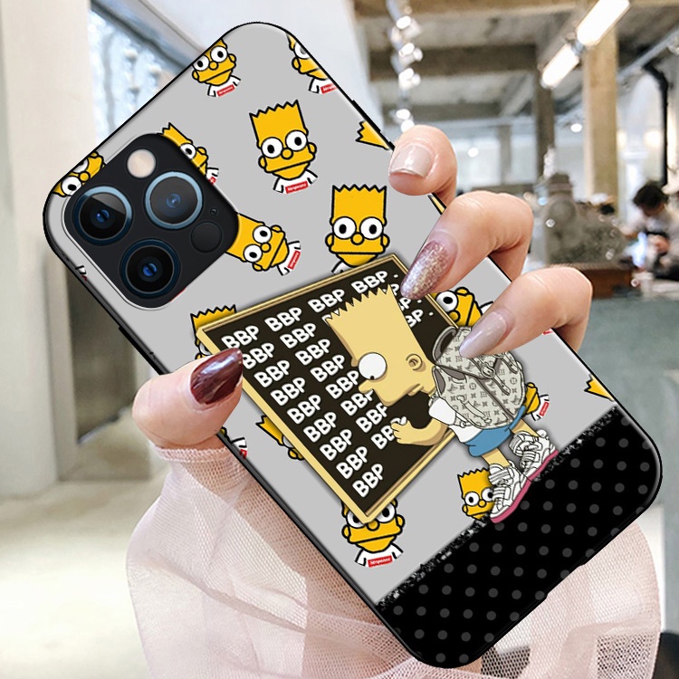 Ốp Điện Thoại Hoạt Hình Simpson Cho iPhone 13 Mini Pro Max 13mini 13pro 13promax J141 Mới