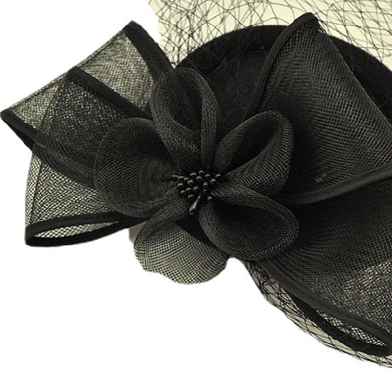 Mũ Lưới Thắt Nơ Phối Mạng Che Mặt Dùng Chụp Ảnh Tiệc Cưới