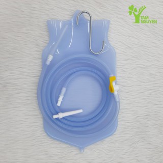 Bộ enema túi dây vòi silicone Viet Healthy, bộ dụng cụ thụt tháo cà phê, thụt tháo đại tràng, thải độc Viethealthy