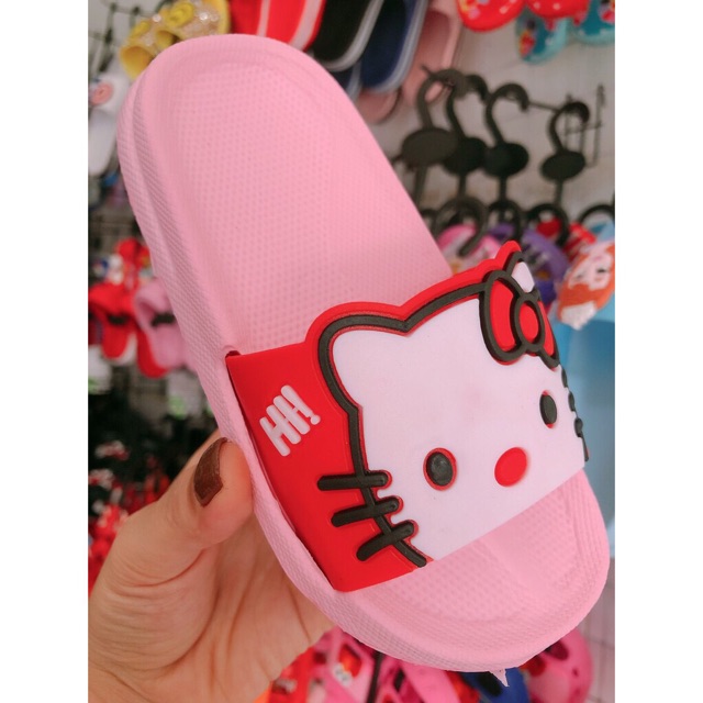 Dép nhựa mèo kitty cho bé gái