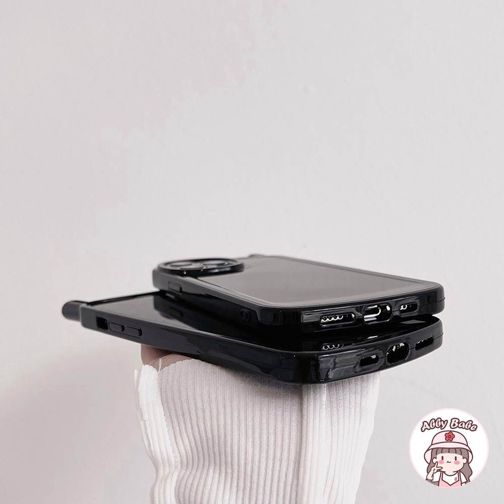 Ốp Điện Thoại TPU Mềm Nhám Màu Đen Họa Tiết Ăng Ten 3D Cho IP 13 12 11 Pro Max X XS XR 8 7 Plus
