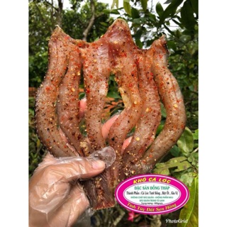 1KG KHÔ CÁ LÓC ĐỒNG THÁP 5-6 con