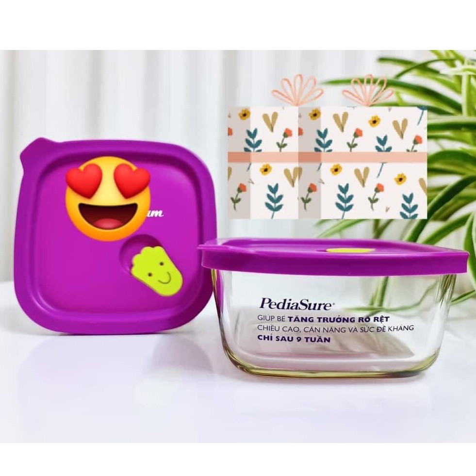 Hộp Thủy Tinh Chịu Nhiệt Rice Container Lock&amp;Lock - Quà tặng của Pediasure