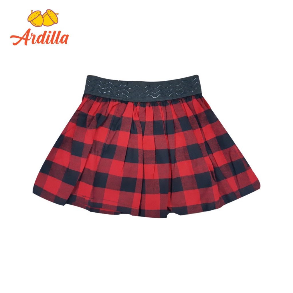 Chân Váy Caro Bé Gái ARDILLA Thiết Kế Dáng Ngắn, Cạp Chu Co Giãn Màu Sắc Tươi Sáng Cho Bé 2-13 Tuổi K140GW20
