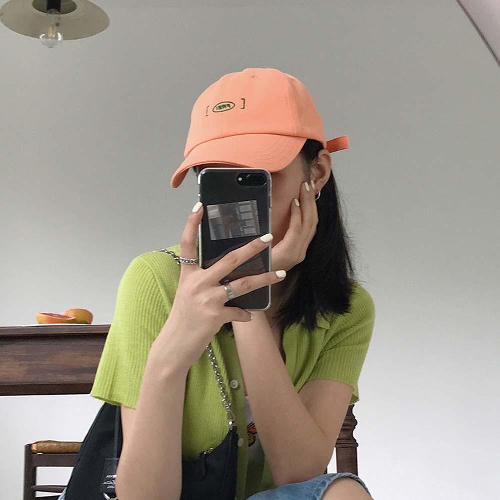 Mũ Lưỡi Trai Thể Thao Thêu Chữ Đơn Giản Thời Trang Mùa Hè Hàn Quốc