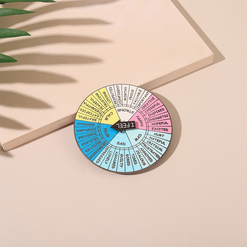 Tôi cảm thấy...Huy Hiệu Cài Áo Tráng Men Hình Biểu Tượng Cảm Xúc Vui Nhộn Sáng Tạo Cho Bé Và Bạn Bè