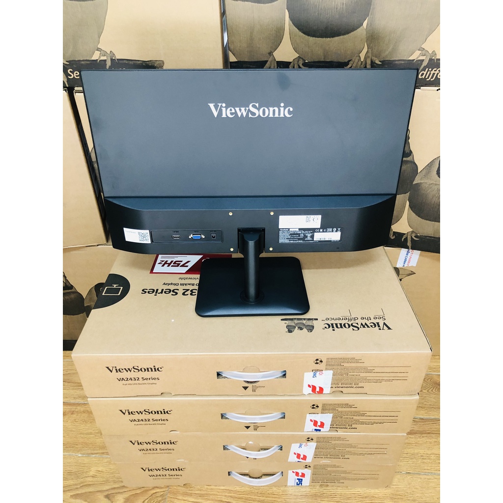 Màn hình ViewSonic VA2432-H 24" IPS 75Hz Viền Mỏng