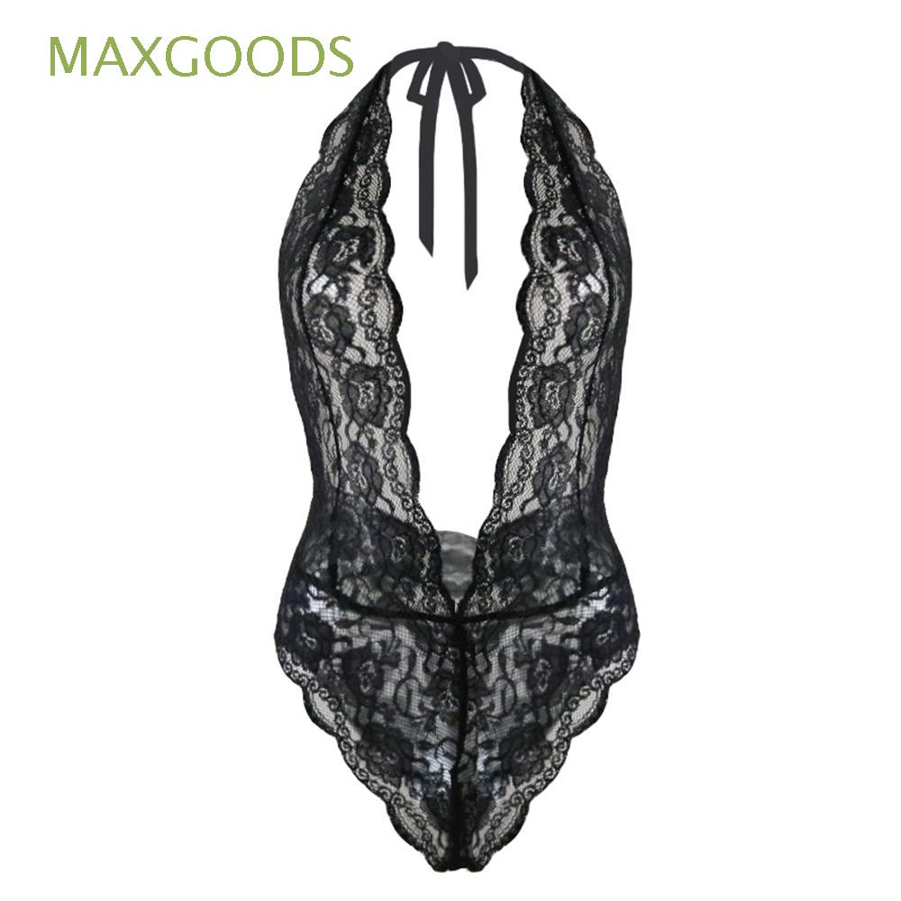 Đồ lót ngủ liền thân thiết kế ren xuyên thấu thời trang quyến rũ gợi cảm cho nữ