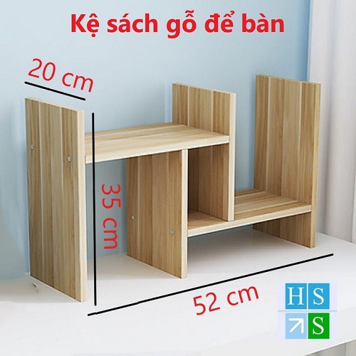 Kệ sách để bàn kệ gỗ mini giá sách để văn phòng BH 12 tháng hàng chính hãng