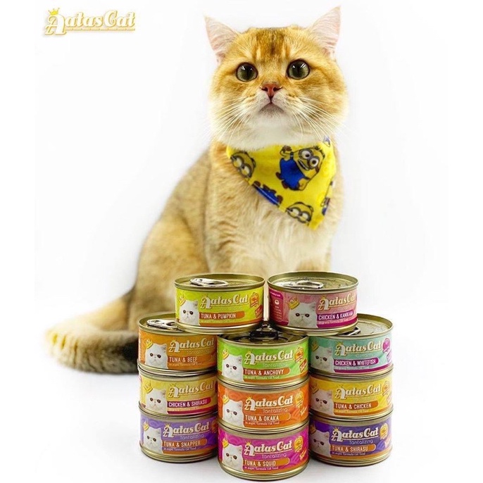 [Chính hãng] Pate Aatas Cat Cá Ngừ Tươi Dành Cho Mèo - 80G