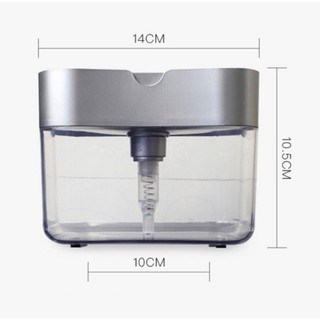 Hộp Đựng Nước Rửa Chén Tự Tạo Bọt Tặng Kèm Miếng Bọt Biển Rửa Chén