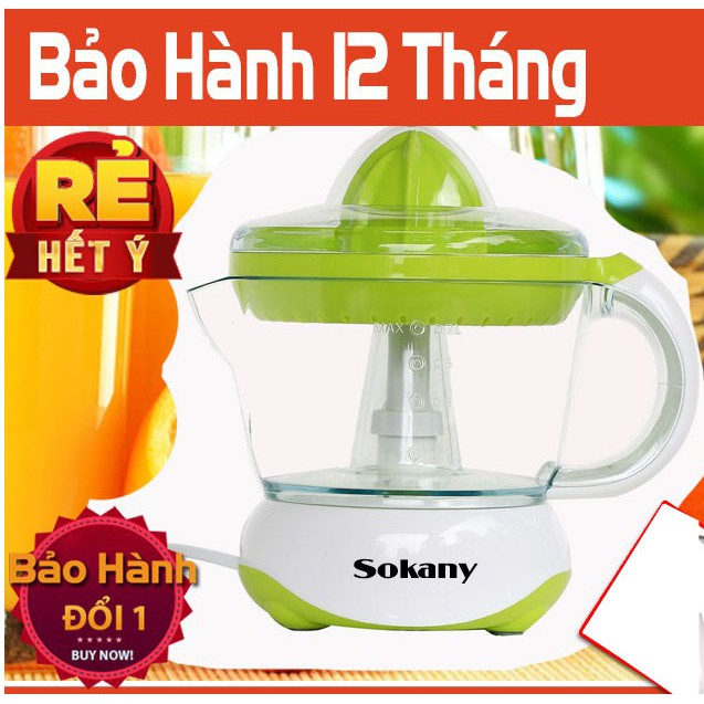 MÁY ÉP TRÁI CÂY,MÁY VẮT CAM TỰ ĐỘNG-Máy ép cam SOKANY 40W -[BẢO HÀNH 12 THÁNG]