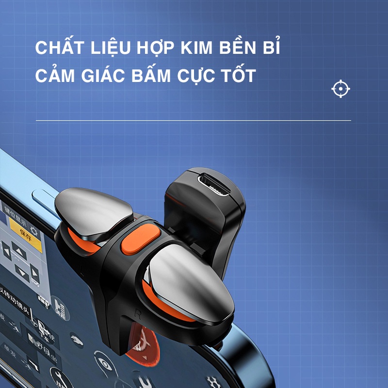 Nút auto click 68 nhịp/s dòng JS88 cao cấp, Nút bắn chơi PUBG, Free Fire auto tap mới