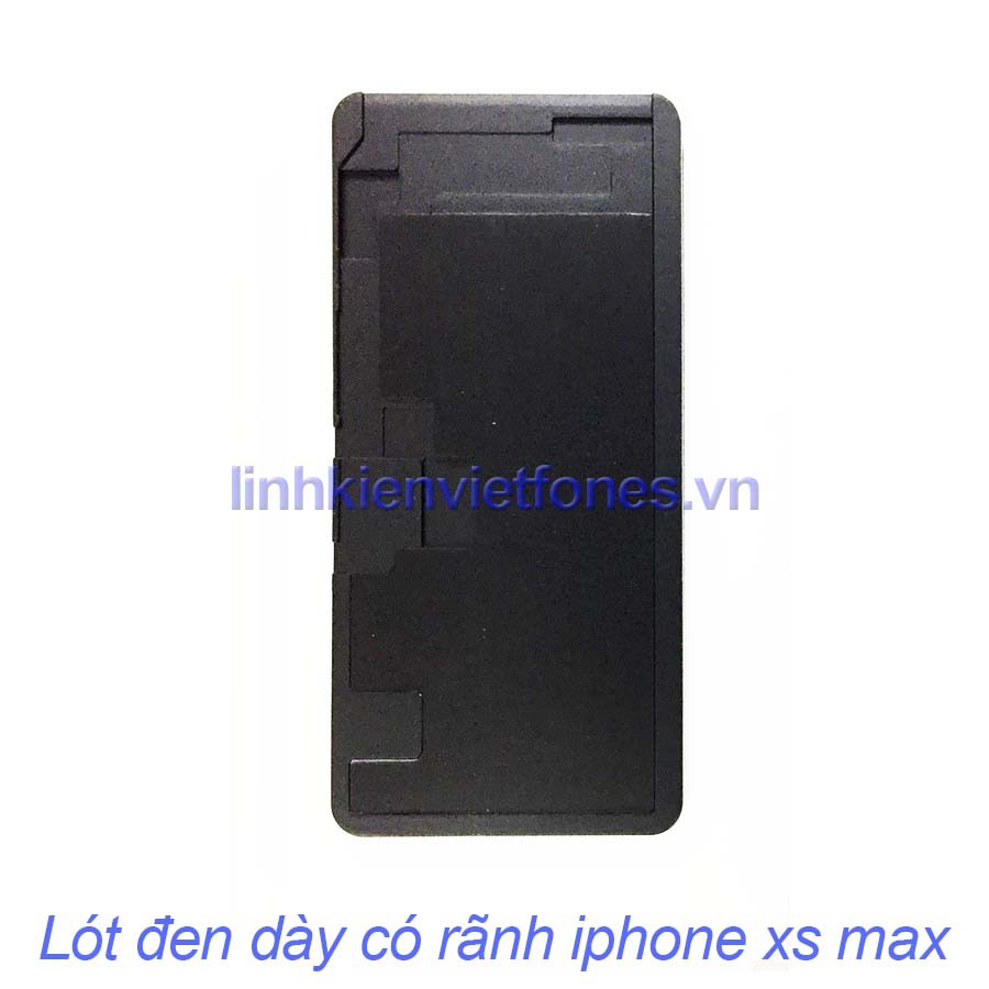 Lót đen dày có rãnh iPhone X/ XS/ XR/ XS MAX