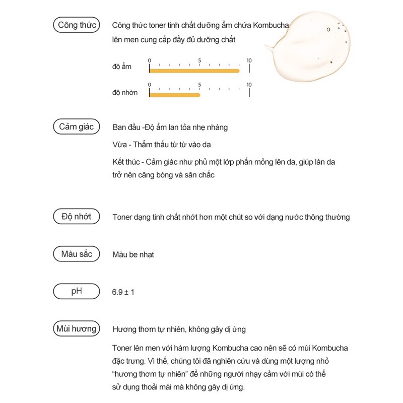 Nước Cân Bằng KOMBUCHA 80% TREATMENT