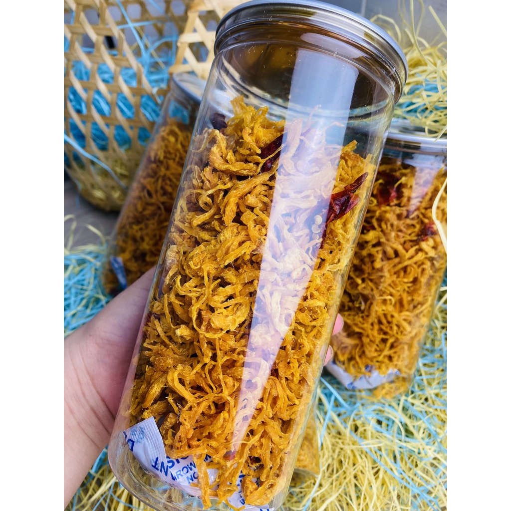 KHÔ GÀ BƠ TỎI MIDUCO SIÊU NGON HỦ 300gram