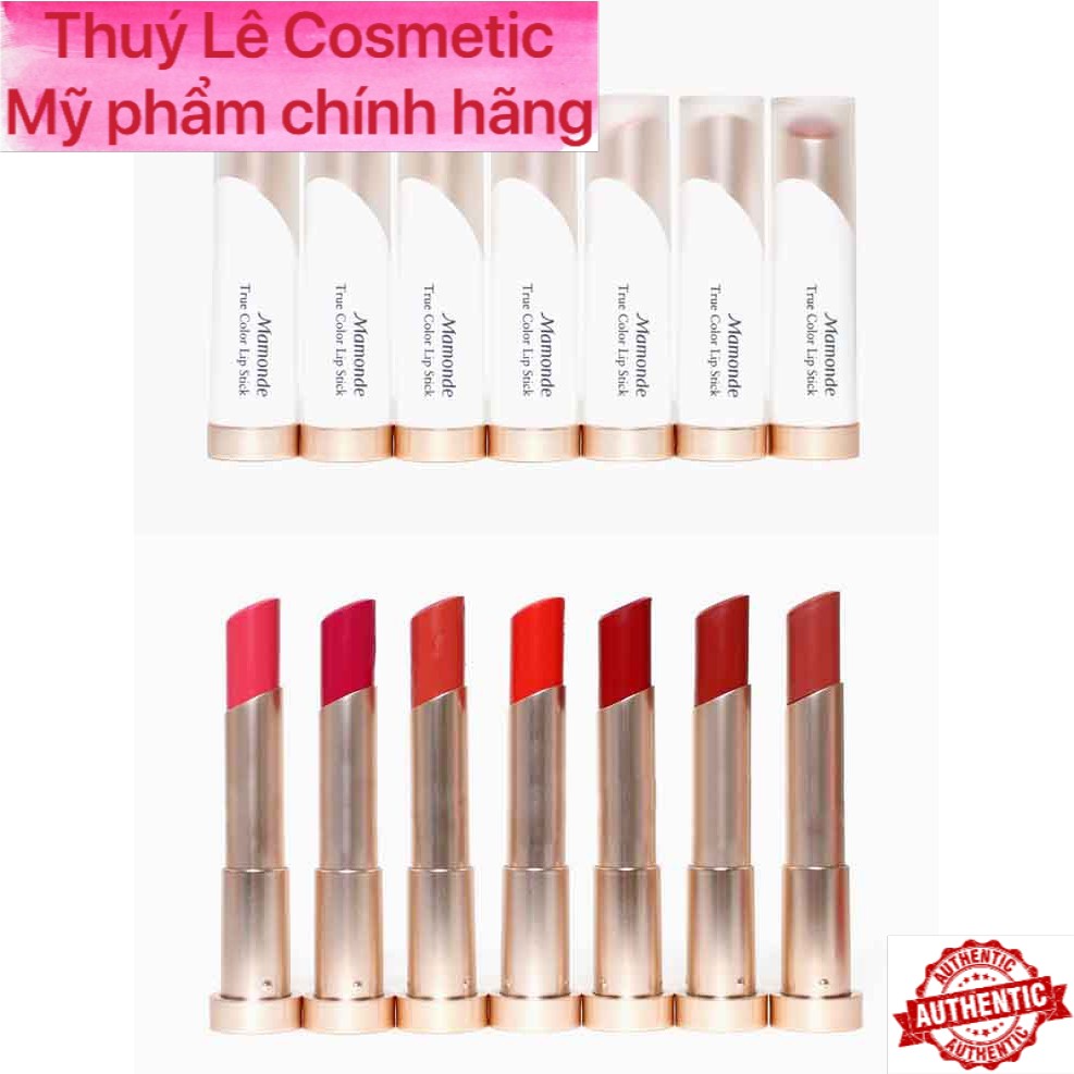 Son lì Mamonde True Color Lip Stick No.16 (Đỏ tươi)