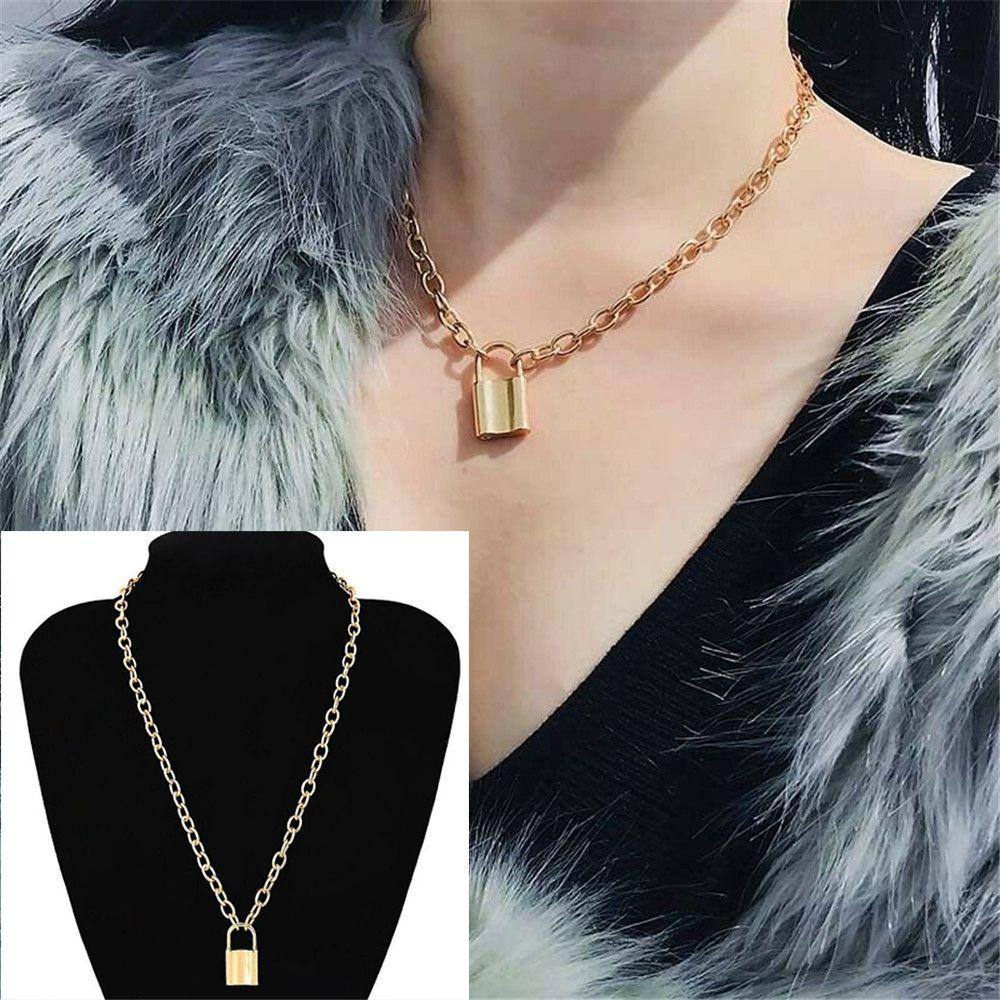 Vòng cổ Tình Bạn Mặt Khóa Bấm Bằng Thép Không Gỉ|Vòng cổ Dài Màu Sắc Xinh Xắn Cho Nữ
