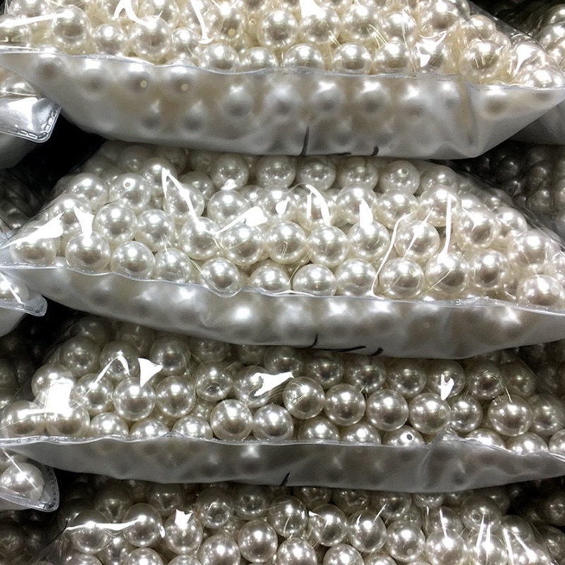 Bán Buôn- 500g Hạt Trai Có Lỗ Sâu Đính Kết Trang Trí [ nguyên phụ liệu may mặc]