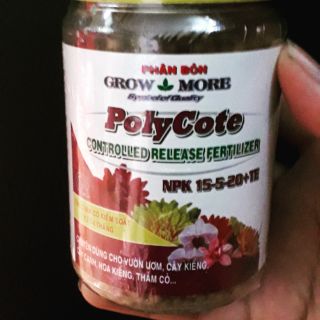 Phân tan chậm PoLyCote cho lan hồng mai sứ hủ 200g