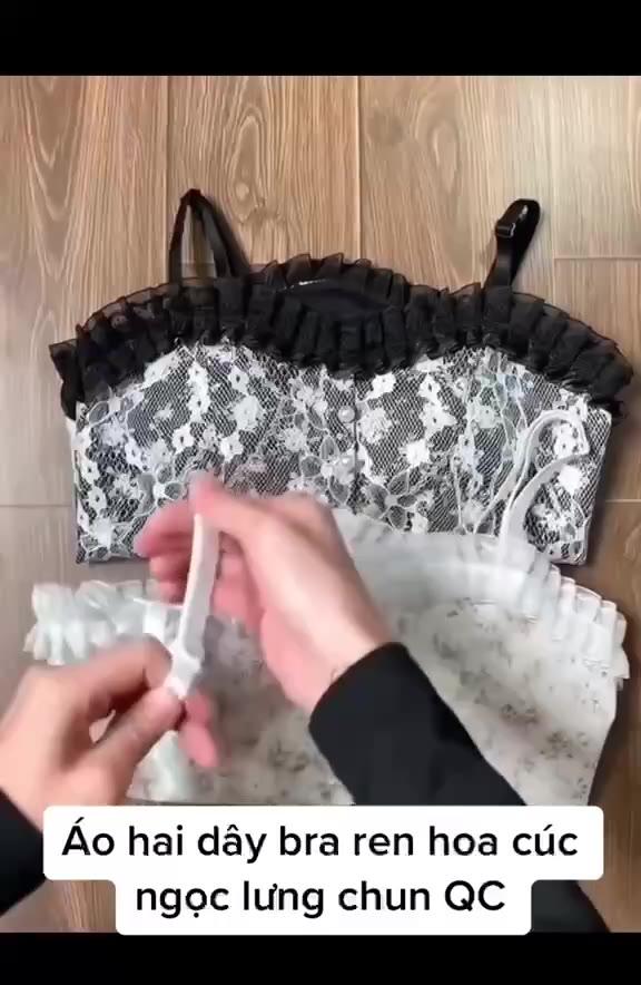 Áo 2 dây , Áo Bra Ren Hàng QUẢNG CHÂU Hot Hit Màu Trắng Đen  - RUBY DESIGN | BigBuy360 - bigbuy360.vn