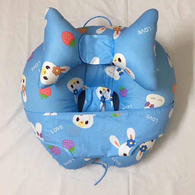Gối Đa Năng Chữ C Kèm Tai Voi Cho Bé Yêu