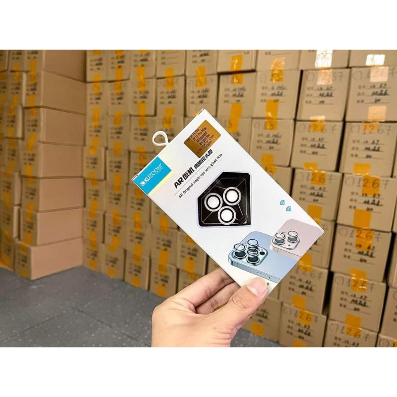 KÍNH CAMERA Kuzoom trong suốt IPHONE 13 PRO MAX - 13 PRO - 13 - 13 MINI - 12 PRO MAX - 12