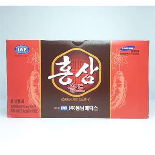 Nước hồng sâm Hàn Quốc hộp 10 chai x 100ml