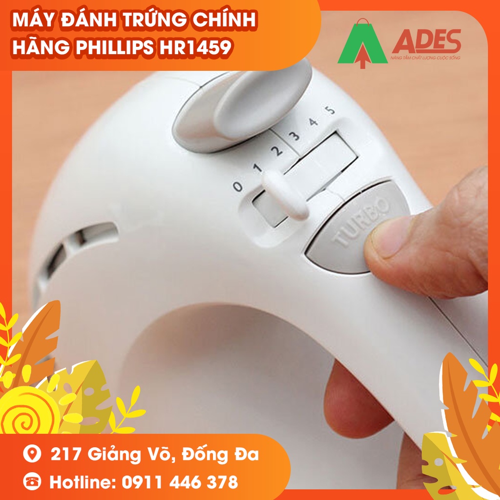 [Mã 154ELSALE2 giảm 7% đơn 300K] Máy đánh trứng Phillips HR1459 - Hàng Chính hãng - GIÁ THANH LÝ