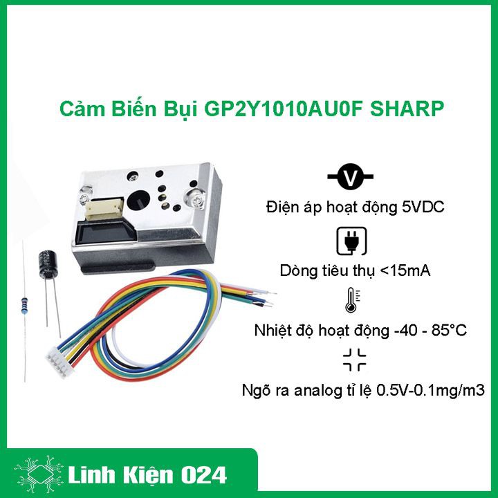 Cảm Biến Bụi GP2Y1010AU0F SHARP