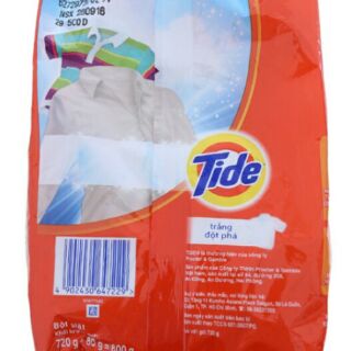 Bột giặt Tide trắng 800g