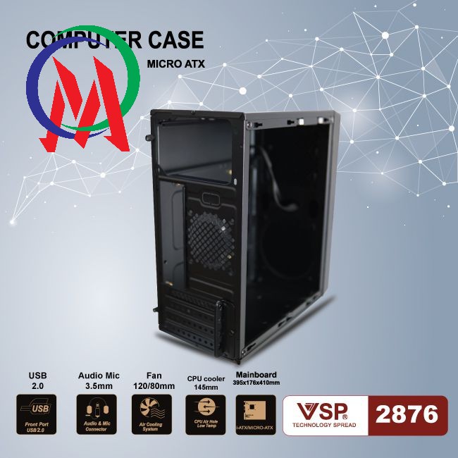 [Giá rẻ hủy diệt] Vỏ Case máy tính VSP 2873