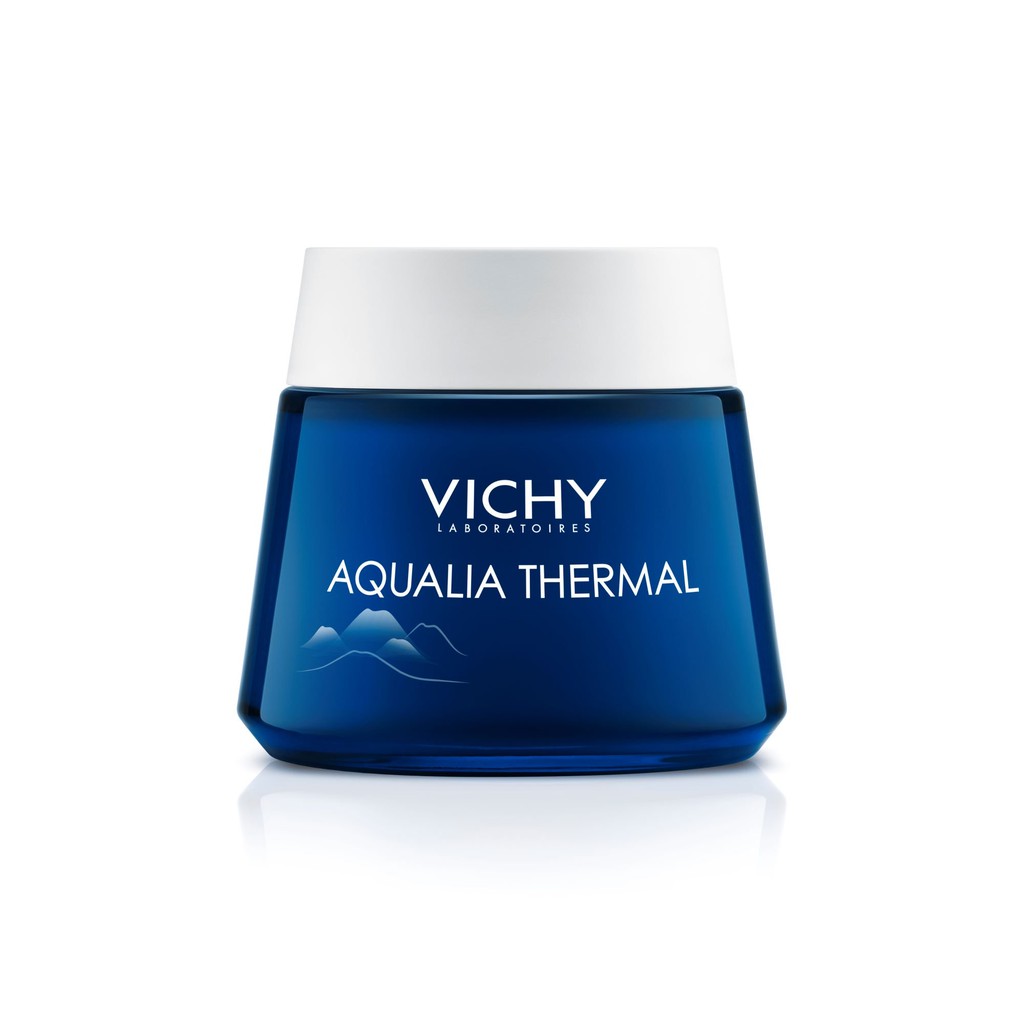 Mặt nạ ngủ dưỡng ẩm giúp làm sáng da Vichy Aqualia Thermal Night Spa 75ml